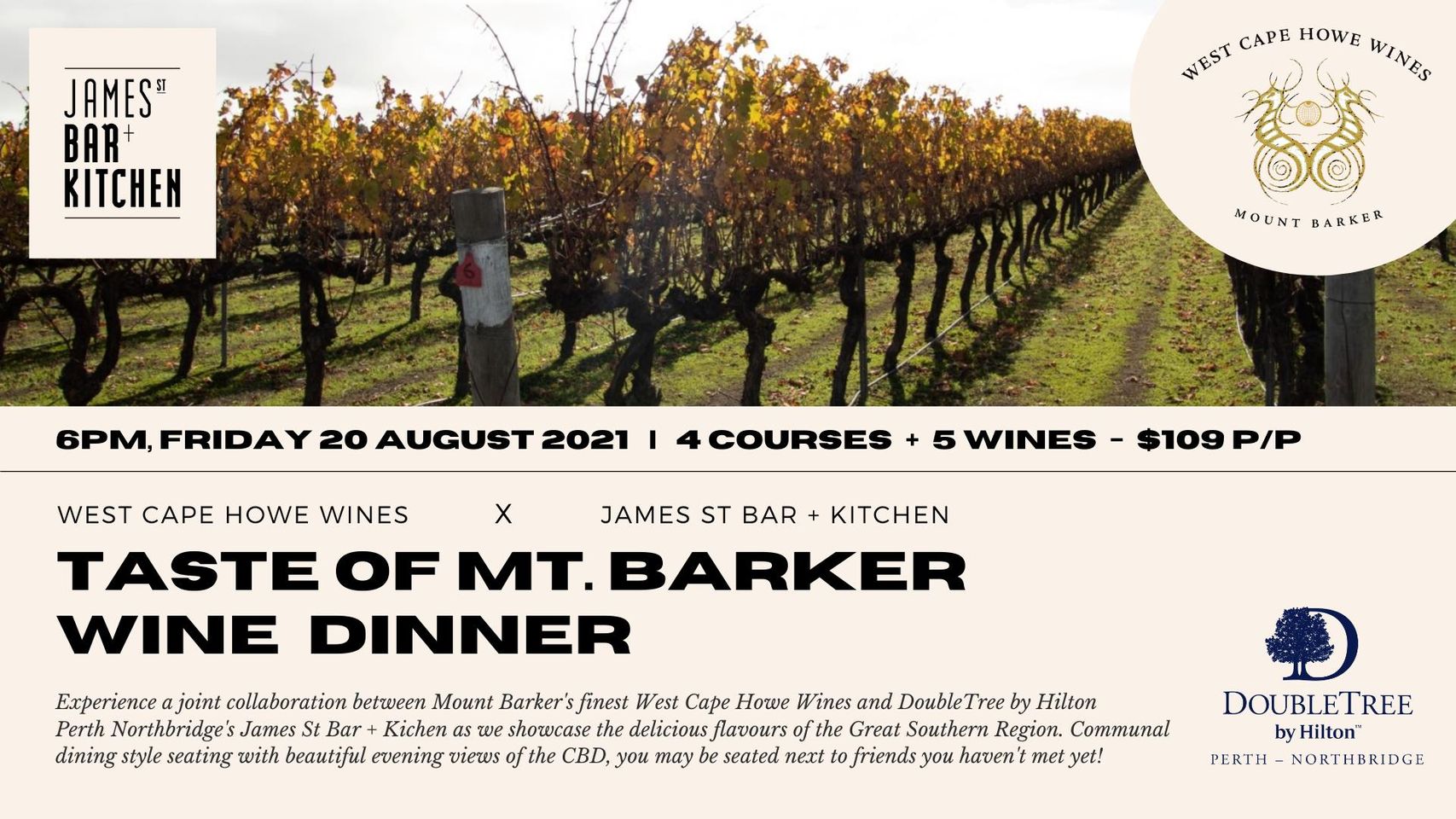 Taste of Mt. Barker Wine Dinner