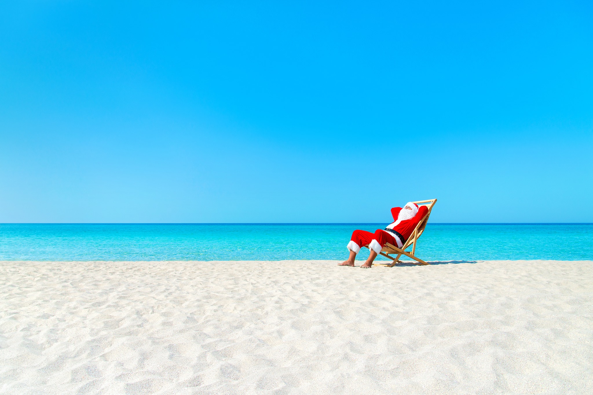 Christmas by the beach