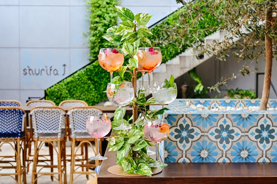 Cocktails on the Terrace