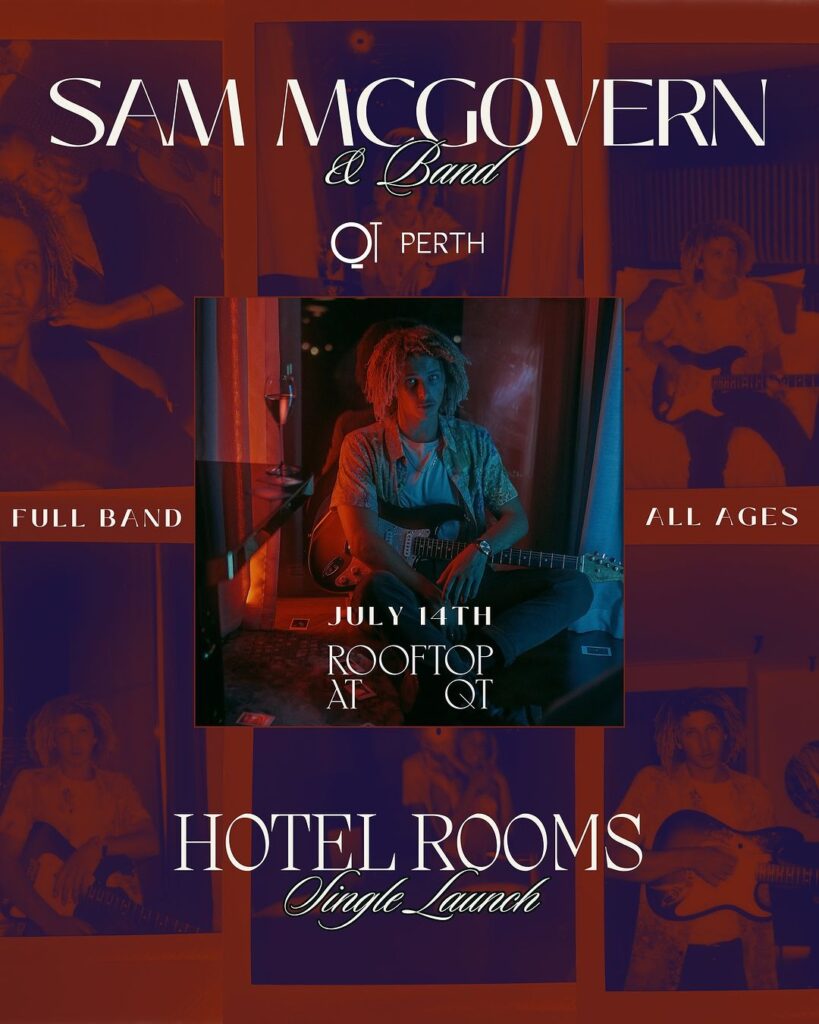 SAM MCGOVERN LIGHTS UP PERTH WITH NEW SINGLE LAUNCH AT QT HOTEL’S ROOFTOP!