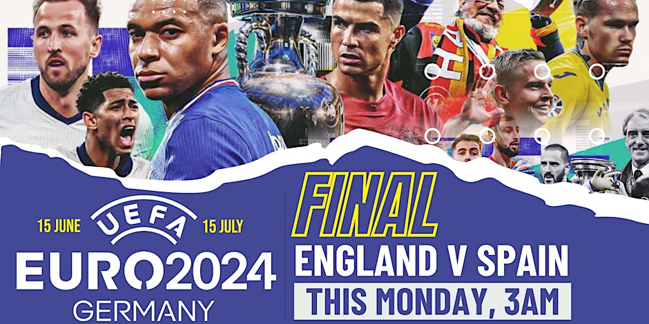 The Ultimate Showdown: England vs. Spain in the Euros FINAL at The Windsor