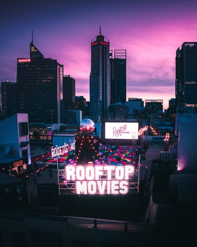 A Cinema Above the City: Perth’s Rooftop Movie Season Returns